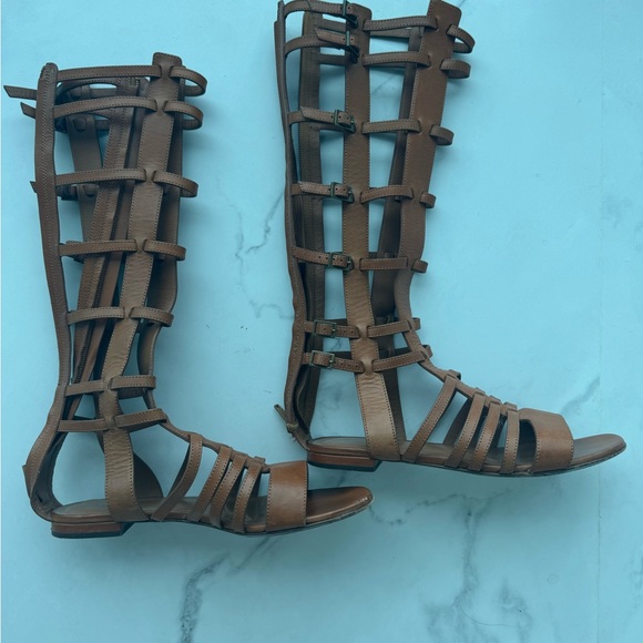 Tall Saint Laurent Gladiator sandals. Worn only a few times. - Picture 4 of 9